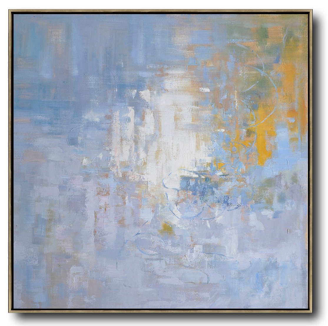 Abstract Landscape Oil Painting #LX30A - Click Image to Close